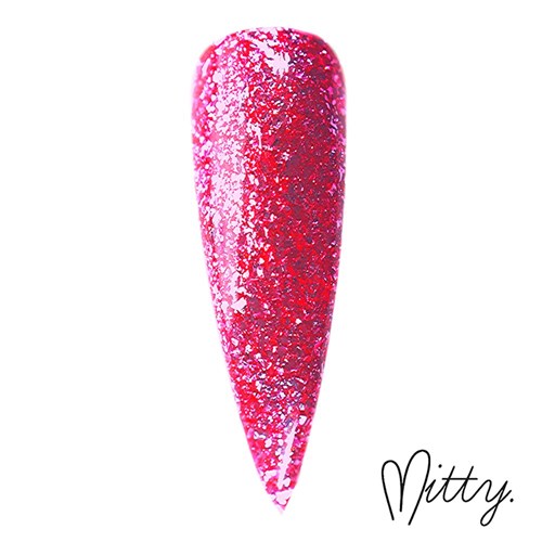 Gel Polish - Platinum Glitter - Cherry Delight